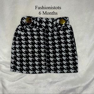 Houndstooth Skirt